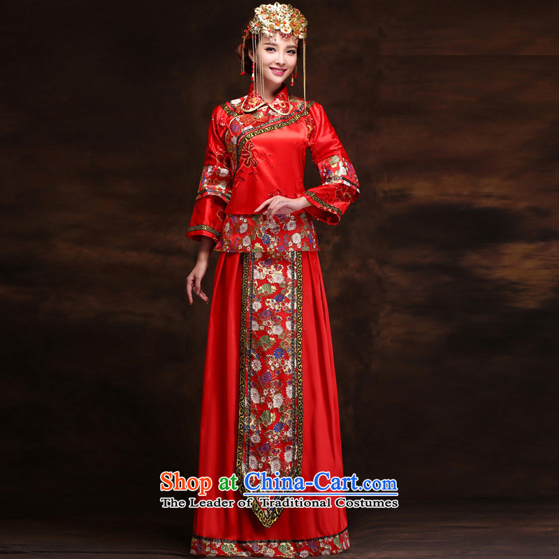 Tifi Li Hsiu-energy services to the dragon use autumn Wo, bridal dresses ancient Chinese wedding gown wedding long marriages bows red xs, energy services tifi (mod) has been pressed, fil shopping on the Internet