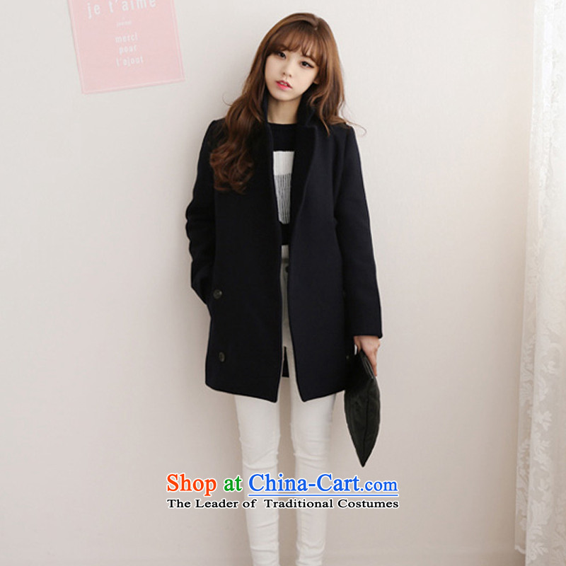 Alam Shah America 2015 autumn and winter new women's thick wool a wool coat, double-gross female Korean jacket is black , L, Lok Noh Alam Shah (LELANSH) , , , shopping on the Internet