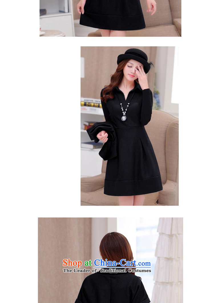 Jing Mei Li 2015 autumn and winter for women is smart casual gross stitching? two kits knitted dresses J553 black skirt red , prices, Pictures* brand platters! The elections are supplied in the national character of distribution, so action, buy now enjoy more preferential! As soon as possible.