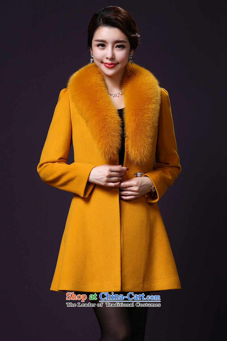 El Wire Cayman 2015 autumn and winter new products for women with mother wool a jacket NRJ6210 turmeric yellow XXL picture, prices, brand platters! The elections are supplied in the national character of distribution, so action, buy now enjoy more preferential! As soon as possible.