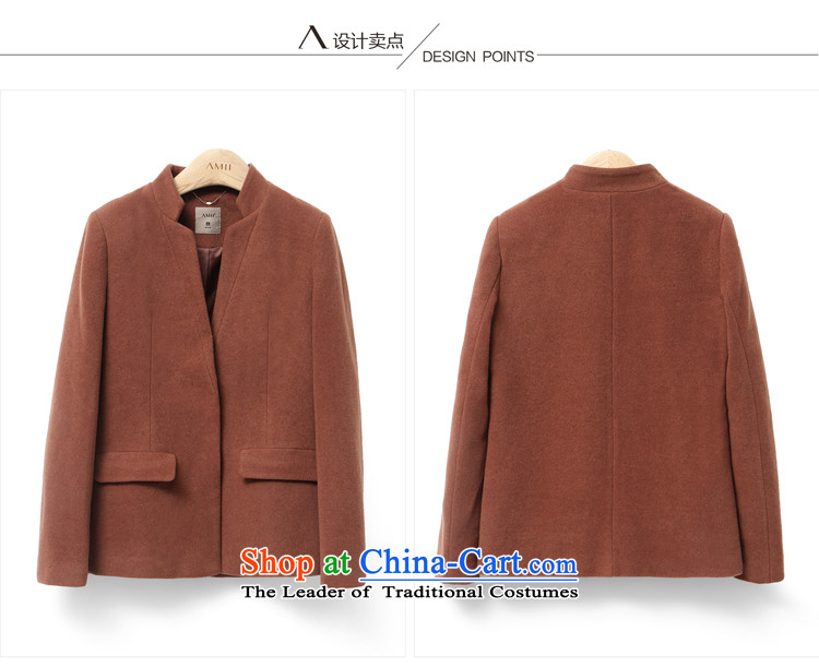 Amii[ minimalist ]2015 winter new larger collar Fold Bag gross 11571771? jacket caramel XXL picture, prices, brand platters! The elections are supplied in the national character of distribution, so action, buy now enjoy more preferential! As soon as possible.