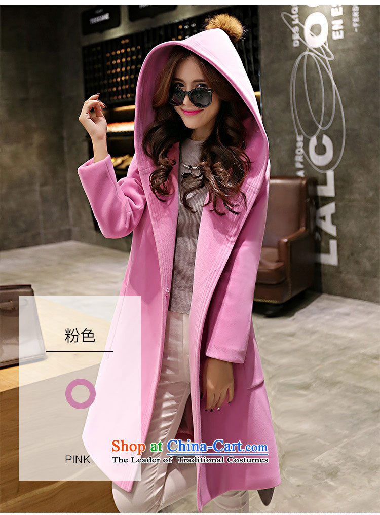 El Wire Cayman 2015 autumn and winter New Women Korean Sau San Mao ball a wool coat girl in long hair? larger L2238 jacket pink L2238 M picture, prices, brand platters! The elections are supplied in the national character of distribution, so action, buy now enjoy more preferential! As soon as possible.