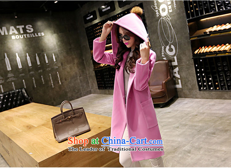 El Wire Cayman 2015 autumn and winter New Women Korean Sau San Mao ball a wool coat girl in long hair? larger L2238 jacket pink L2238 M picture, prices, brand platters! The elections are supplied in the national character of distribution, so action, buy now enjoy more preferential! As soon as possible.