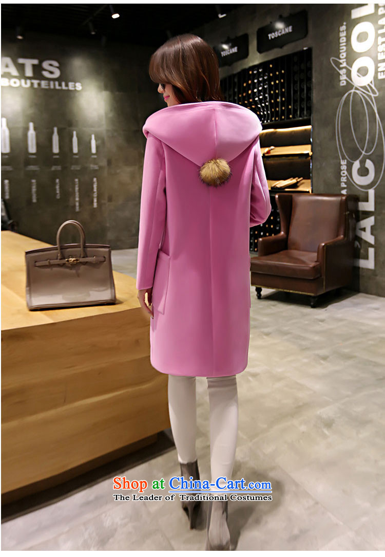 El Wire Cayman 2015 autumn and winter New Women Korean Sau San Mao ball a wool coat girl in long hair? larger L2238 jacket pink L2238 M picture, prices, brand platters! The elections are supplied in the national character of distribution, so action, buy now enjoy more preferential! As soon as possible.