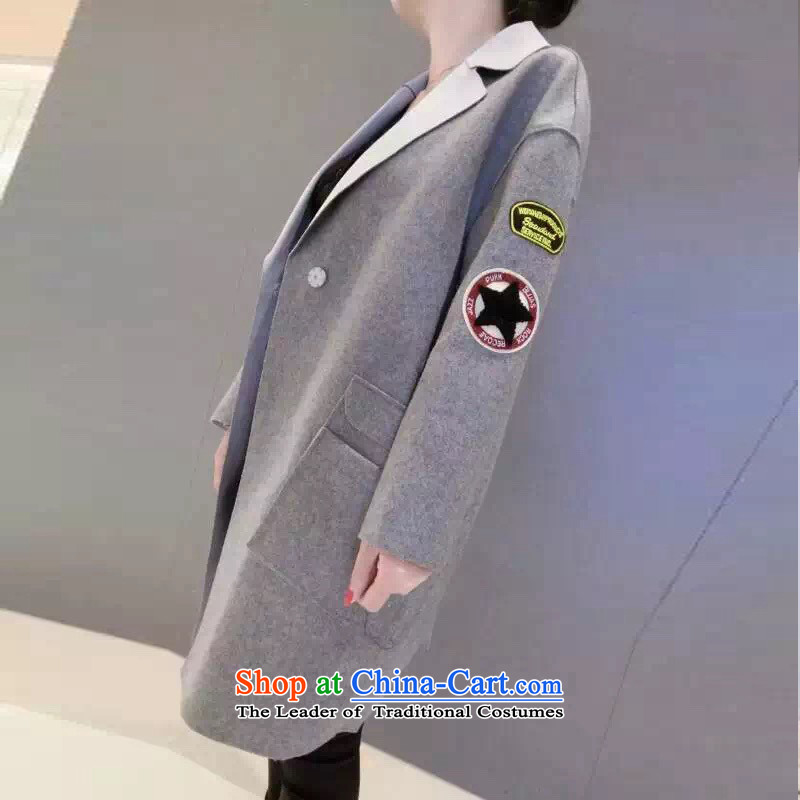 The new 2015 Zz&ff autumn and winter extra-thick mm200 women to increase the burden of leisure suit for gross? a jacket coat gray XXXXXL( Tsing recommendations 180-200 catty ),ZZ&FF,,, shopping on the Internet