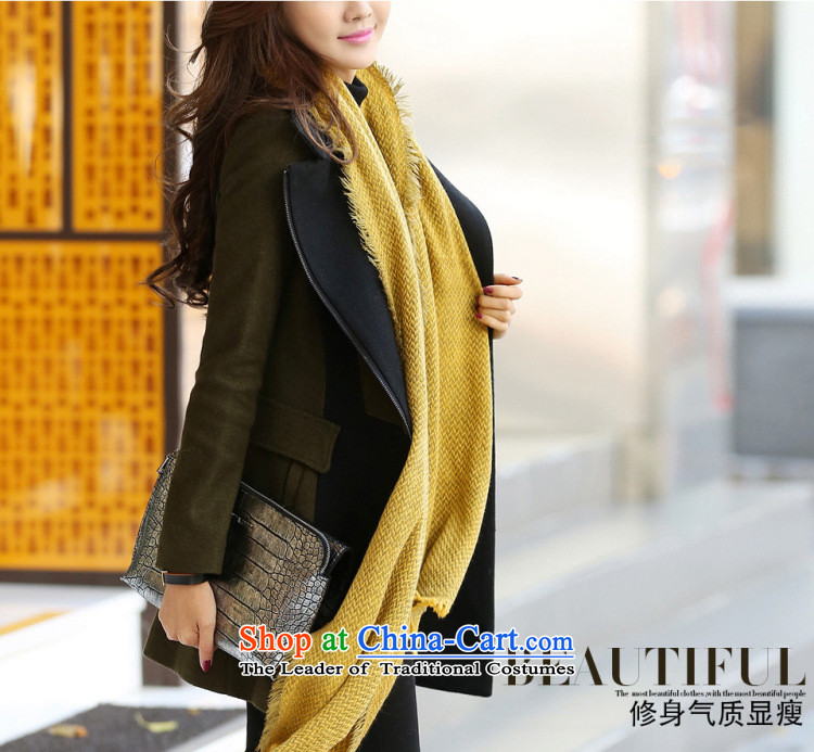 Fanni yi 2015 winter clothing new Korean female army long-sleeved green a wool coat Sau San over the medium to longer term, video thin hair? jacket green M picture, prices, brand platters! The elections are supplied in the national character of distribution, so action, buy now enjoy more preferential! As soon as possible.