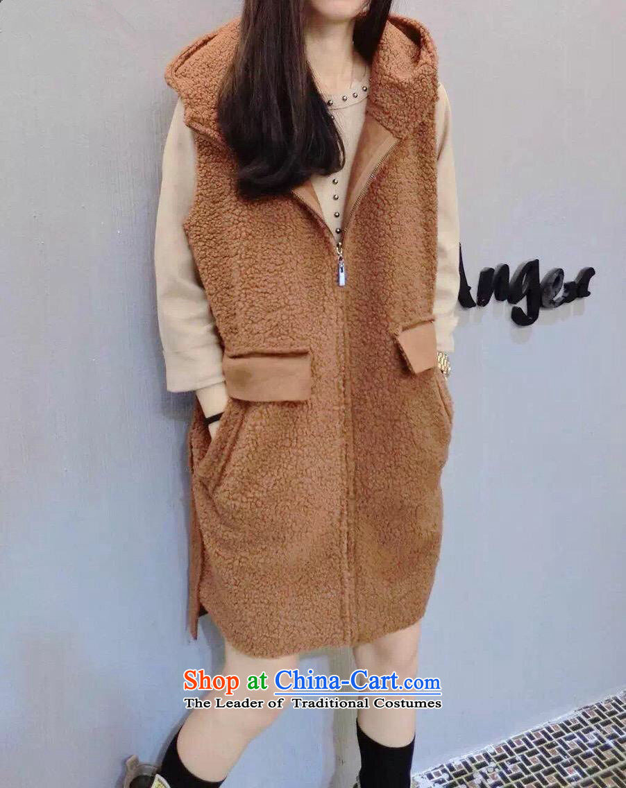 2015 European sites Zz&ff autumn and winter large female thick mm200 catty to increase new Lamb Wool vest jacket hoodie girl and color XXL( recommendations 120-140 catties) Picture, prices, brand platters! The elections are supplied in the national character of distribution, so action, buy now enjoy more preferential! As soon as possible.