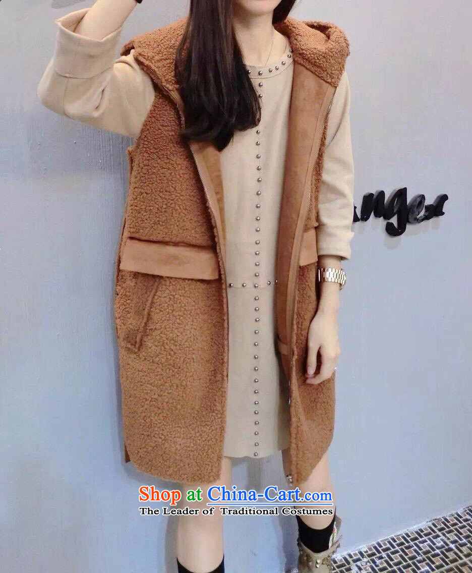 2015 European sites Zz&ff autumn and winter large female thick mm200 catty to increase new Lamb Wool vest jacket hoodie girl and color XXL( recommendations 120-140 catties) Picture, prices, brand platters! The elections are supplied in the national character of distribution, so action, buy now enjoy more preferential! As soon as possible.