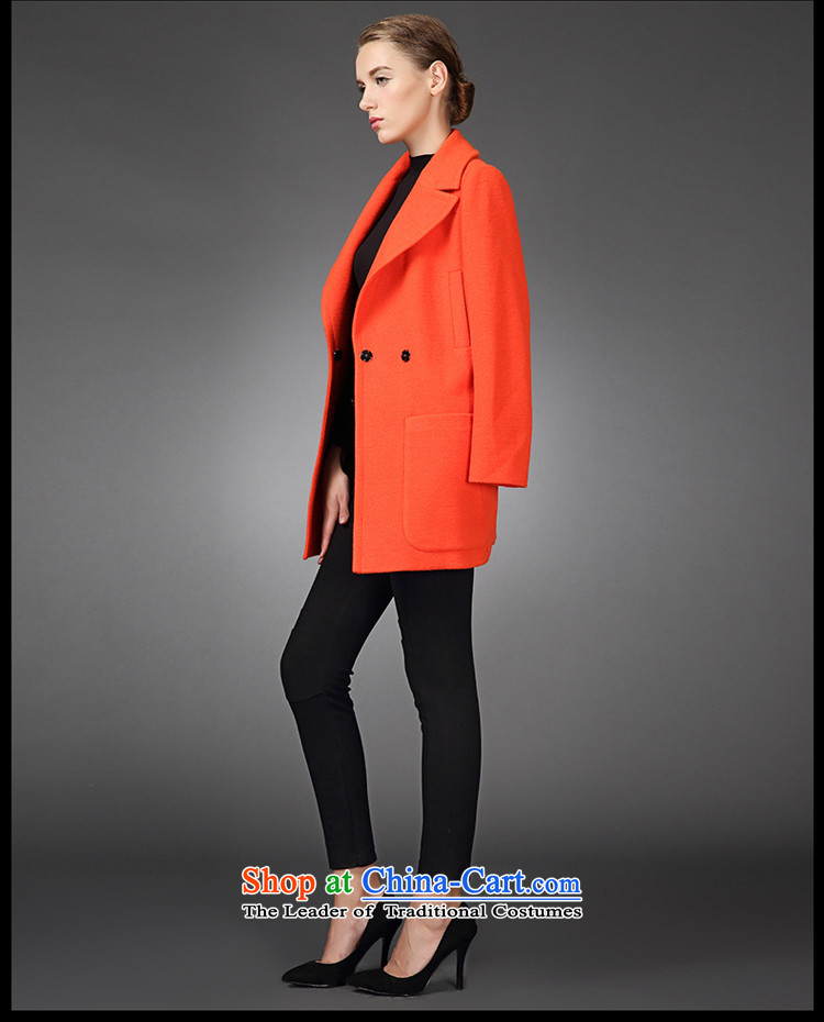 The elections of the same health maxchic stars Marguerite Hsichih 2015 winter ramp-bag in the lapel long position-wild wool coat female 21262? orange M picture, prices, brand platters! The elections are supplied in the national character of distribution, so action, buy now enjoy more preferential! As soon as possible.