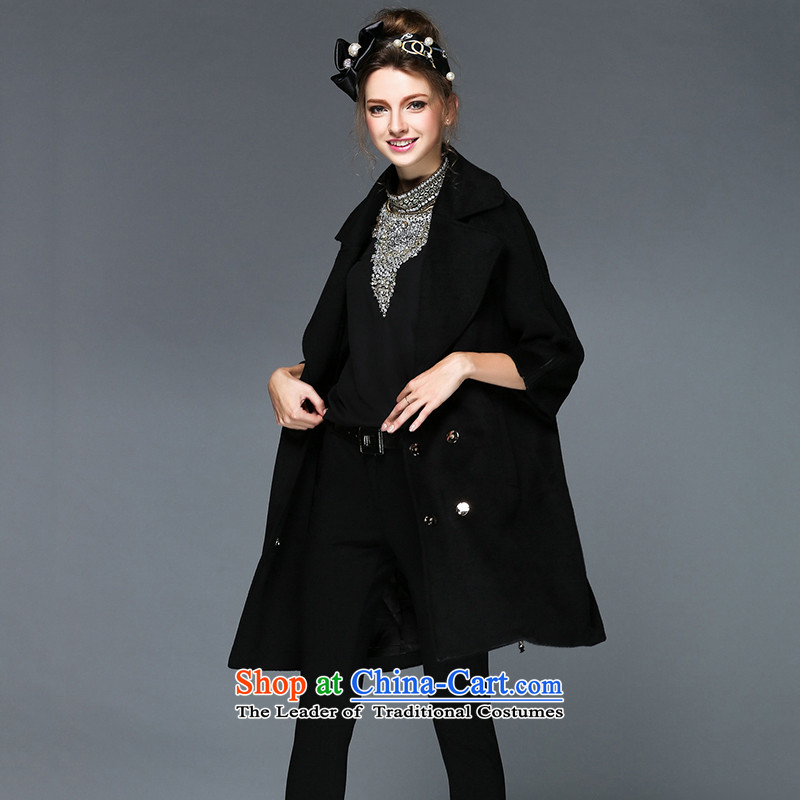 Elizabeth 2015 ultra high discipline code women for winter coats women wool gross? temperament engraving stitching thick mm to xl jacket in long black 3XL, Q170- discipline Windsor shopping on the Internet has been pressed.