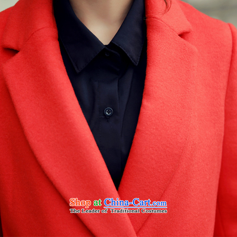 Statements were made by Lau of autumn and winter 2015 new products Sau San video thin a wool coat jacket SA RED M Lau Statement (she says) , , , shopping on the Internet
