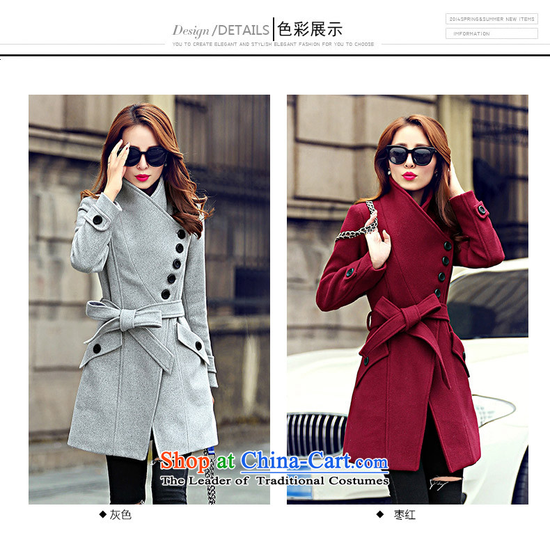 Statements were made by Lau autumn and winter in new long graphics thin Sau San tether collar a wool coat SA BOURDEAUX M picture, prices, brand platters! The elections are supplied in the national character of distribution, so action, buy now enjoy more preferential! As soon as possible.