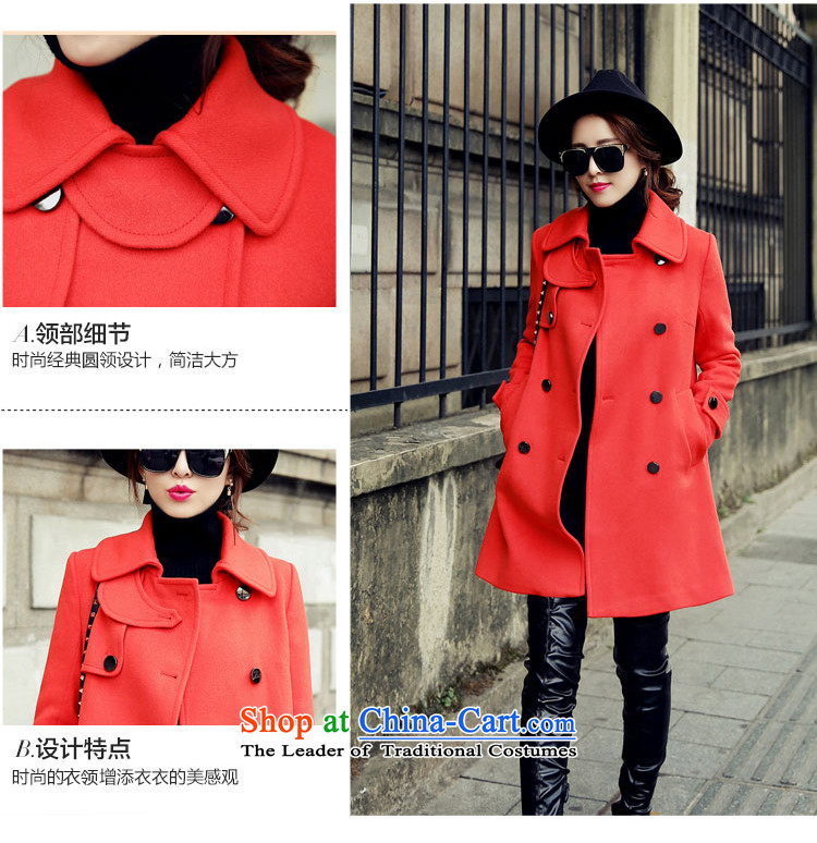 Statements were made by Lau autumn and winter new double-Stylish coat SA gross? red L picture, prices, brand platters! The elections are supplied in the national character of distribution, so action, buy now enjoy more preferential! As soon as possible.