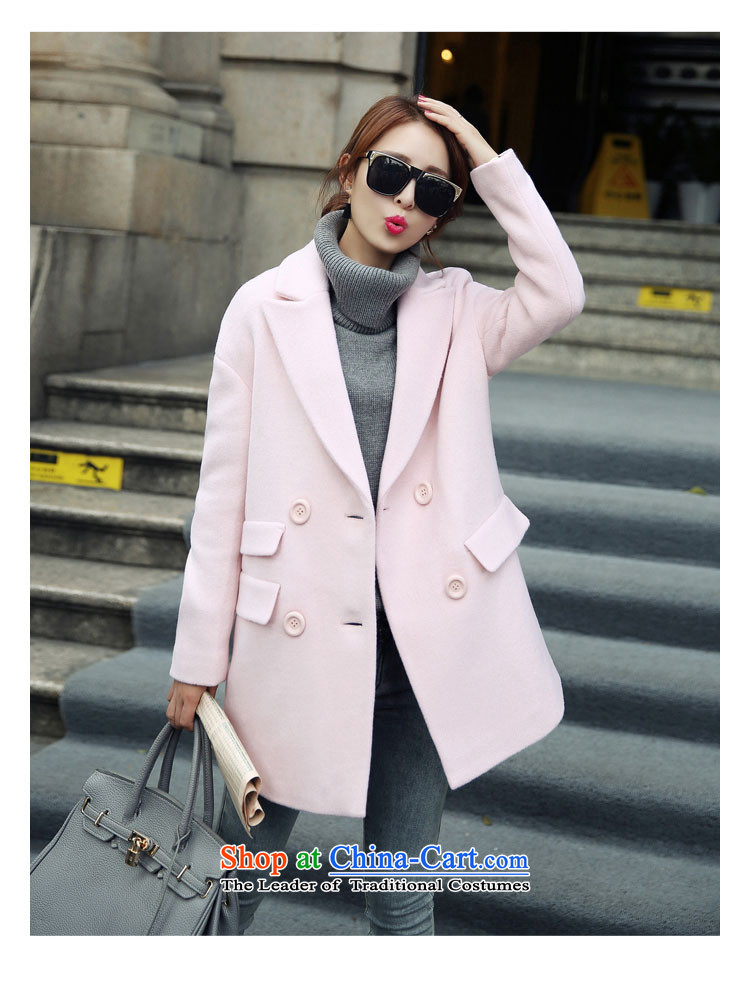 Statements were made by the new Fall Lau, Double Row port lapel Wild Hair? pocket jacket SA pink S picture, prices, brand platters! The elections are supplied in the national character of distribution, so action, buy now enjoy more preferential! As soon as possible.