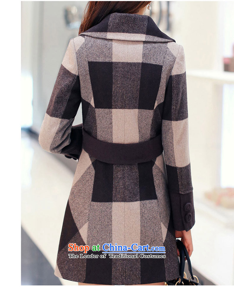Statements were made by Lau new women's gross grid a wool coat Korean version of Sau San? jacket for larger windbreaker SAA GREEN M picture, prices, brand platters! The elections are supplied in the national character of distribution, so action, buy now enjoy more preferential! As soon as possible.
