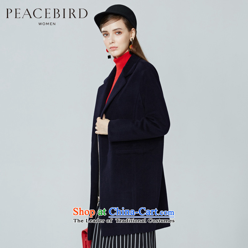 [ New shining peacebird Women's Health 2015 winter clothing new products)? coats A4AA54597 basic color navy S PEACEBIRD shopping on the Internet has been pressed.