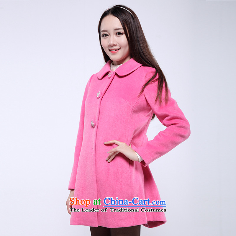 Flower to 2015 winter clothing new lapel Sau San video thin long-sleeved jacket girl about what gross 30VD73380 coats commercial toner , flower to (duoyi) , , , shopping on the Internet