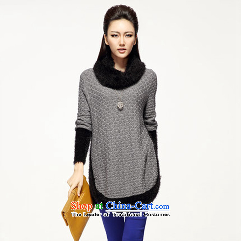 The former Yugoslavia Mak King Code women 2015 Fall/Winter Collections of New England, relaxd mm thick sweater in T-shirt long S14023 gray XL, Yugoslavia Mak , , , shopping on the Internet