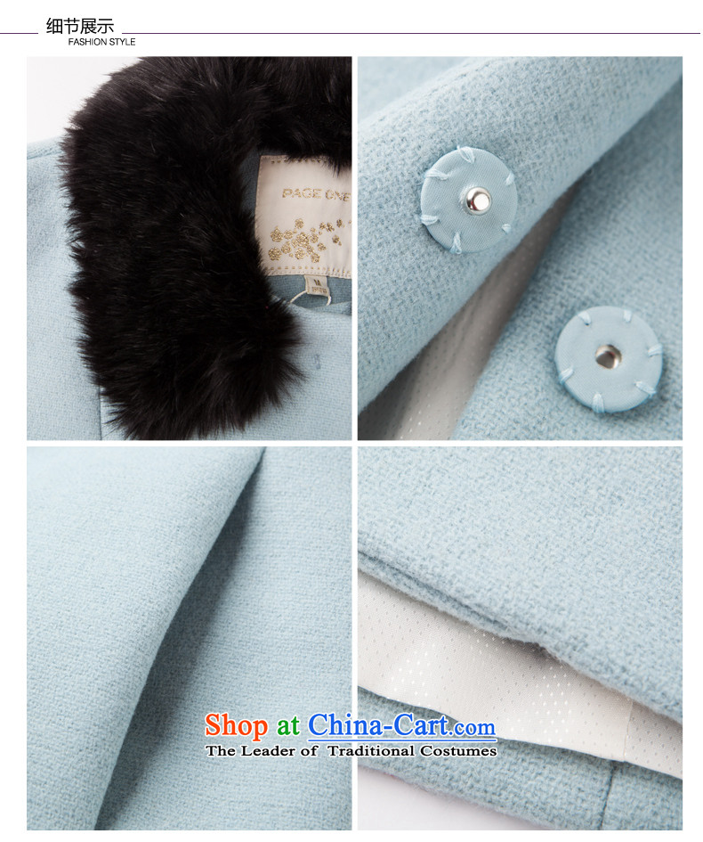 Page ONE/ Peggy 2015 winter new gross in pure colors? long wool a wool coat female 874392 light blue 21 L picture, prices, brand platters! The elections are supplied in the national character of distribution, so action, buy now enjoy more preferential! As soon as possible.
