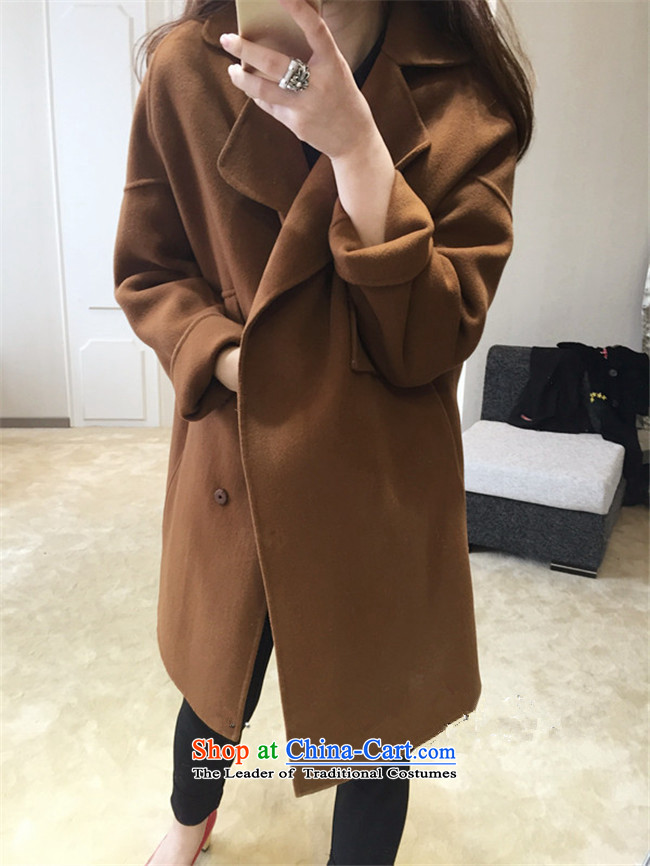 According to the Korea Yan thick large sister women 2015 Fall/Winter Collections of the new Korean double-side-Video In thin horny long hair? jacket female brown 4XL recommended weight 160-180 catty picture, prices, brand platters! The elections are supplied in the national character of distribution, so action, buy now enjoy more preferential! As soon as possible.
