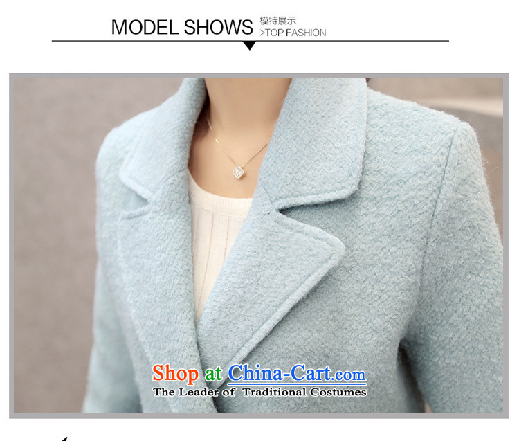 Sin has been gross girls jacket? Long Korean Sau San video thin 2015 autumn and winter new temperament women han bum a wool coat pink   L picture, prices, brand platters! The elections are supplied in the national character of distribution, so action, buy now enjoy more preferential! As soon as possible.