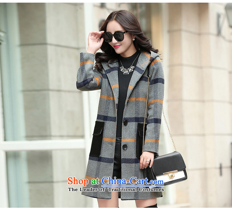 Xuan ina 2015 Korean New Chidori. long thin hair? jacket video female autumn and winter a wool coat cap large flows of Sau San XX8531 green L picture, prices, brand platters! The elections are supplied in the national character of distribution, so action, buy now enjoy more preferential! As soon as possible.