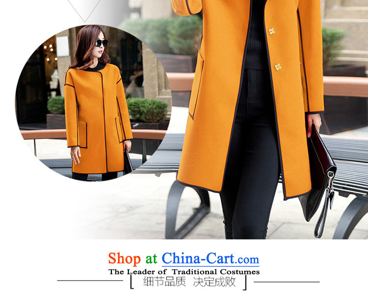 Sin has loaded the autumn and winter 2015 new Korean girl in gross? jacket long minimalist leisure autumn and winter coats and a female Kim Ho   M picture, prices, brand platters! The elections are supplied in the national character of distribution, so action, buy now enjoy more preferential! As soon as possible.