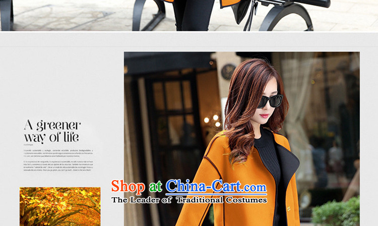 Sin has loaded the autumn and winter 2015 new Korean girl in gross? jacket long minimalist leisure autumn and winter coats and a female Kim Ho   XL Photo, prices, brand platters! The elections are supplied in the national character of distribution, so action, buy now enjoy more preferential! As soon as possible.