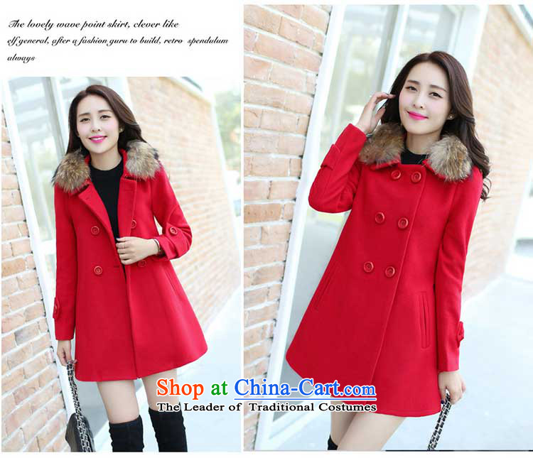 La4 for autumn and winter new Korean women's long-sleeved jacket? for larger gross in Sau San gross for long coats female 1106-N2/N4? N4 in red 3XL picture, prices, brand platters! The elections are supplied in the national character of distribution, so action, buy now enjoy more preferential! As soon as possible.