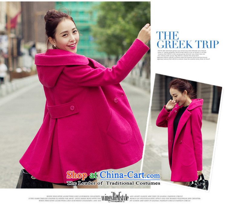 La4 for autumn and winter new Korean women's long-sleeved jacket? for larger gross in Sau San gross for long coats female 1106-N2/N4? N4 in red 3XL picture, prices, brand platters! The elections are supplied in the national character of distribution, so action, buy now enjoy more preferential! As soon as possible.