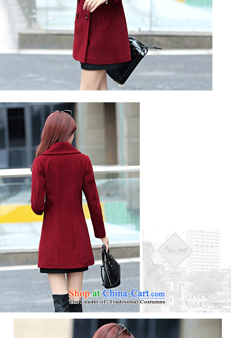 Note that a woman romantic jacket coat female autumn and winter 2015) Women's jacket Choo Won Edition Video thin hair so Sau San coats female 1568 Navy L picture, prices, brand platters! The elections are supplied in the national character of distribution, so action, buy now enjoy more preferential! As soon as possible.