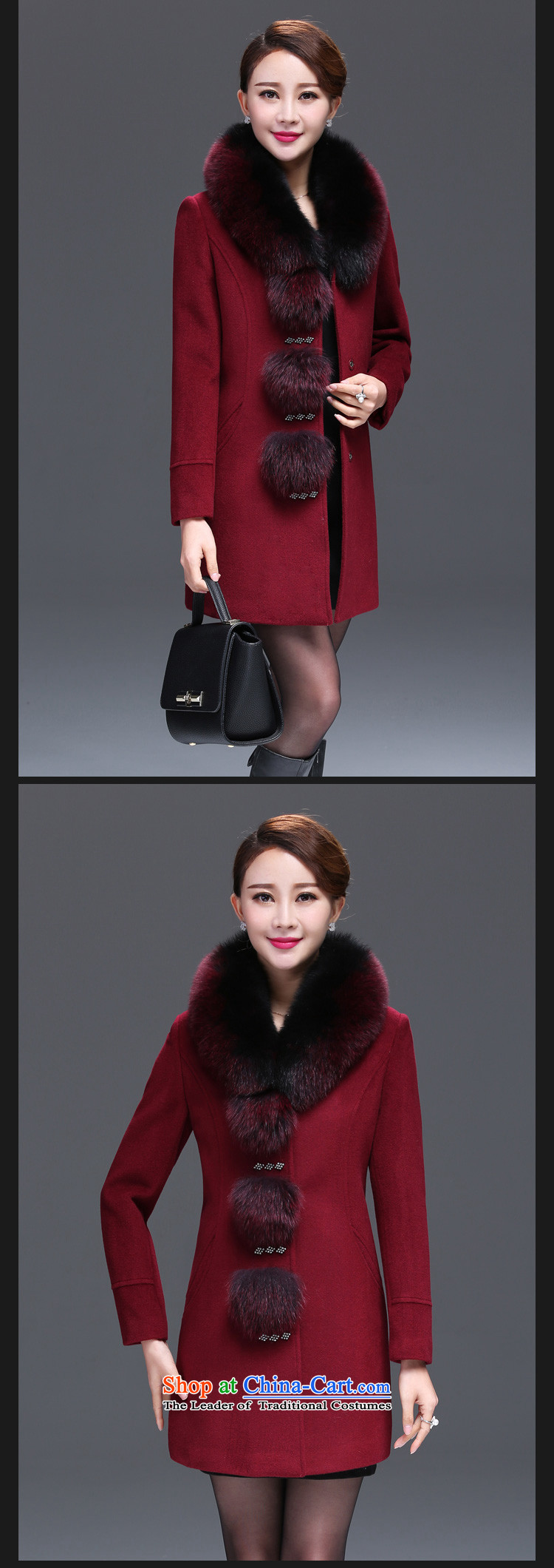 Cashmere overcoat so 790# gross jacket female 2015 autumn and winter new large middle-aged fox gross for woolen coat black 4XL Photo, prices, brand platters! The elections are supplied in the national character of distribution, so action, buy now enjoy more preferential! As soon as possible.