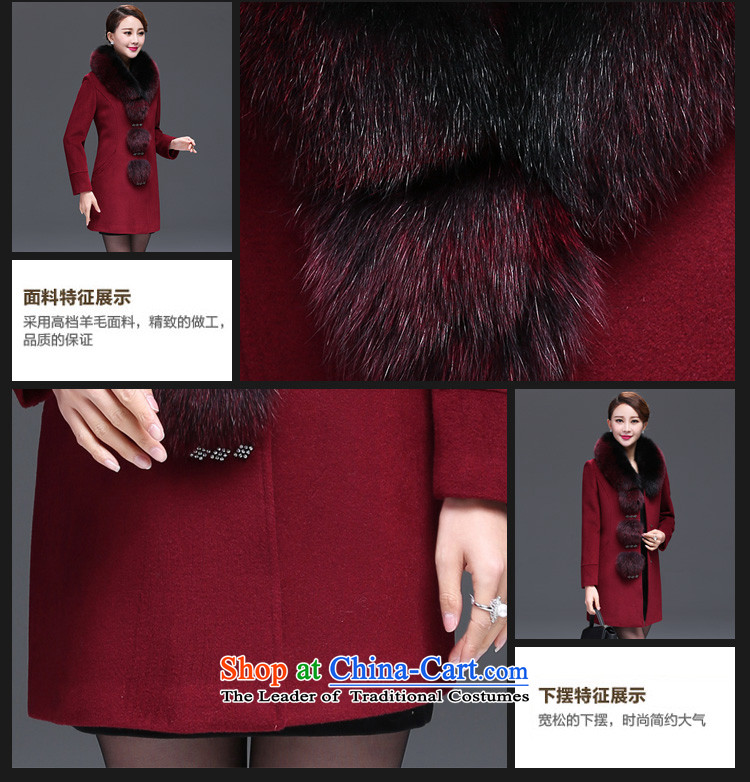 Cashmere overcoat so 790# gross jacket female 2015 autumn and winter new large middle-aged fox gross for woolen coat black 4XL Photo, prices, brand platters! The elections are supplied in the national character of distribution, so action, buy now enjoy more preferential! As soon as possible.