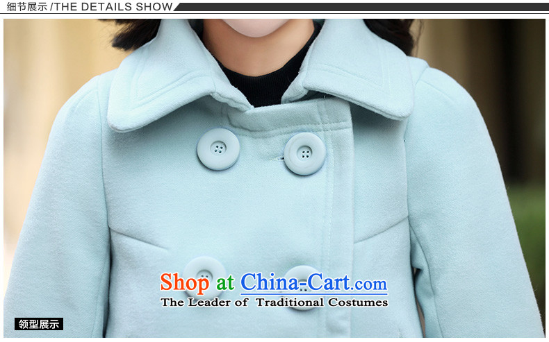 Xuan ina gross shortage of female jacket? 2015 Fall/Winter Collections new Korean Sau San, temperament and elegant small incense wind a wool coat XX8535 lake blue XXL picture, prices, brand platters! The elections are supplied in the national character of distribution, so action, buy now enjoy more preferential! As soon as possible.