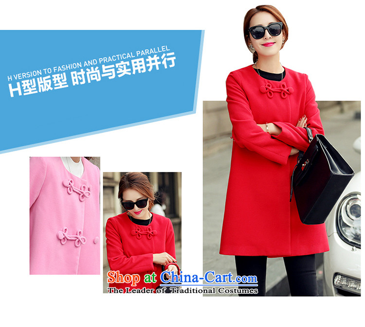 8Pak 2015 autumn and winter round-neck collar temperament retro-sleeved jacket coat elegant wild in the Sau San long hair? jacket female pink XL Photo, prices, brand platters! The elections are supplied in the national character of distribution, so action, buy now enjoy more preferential! As soon as possible.