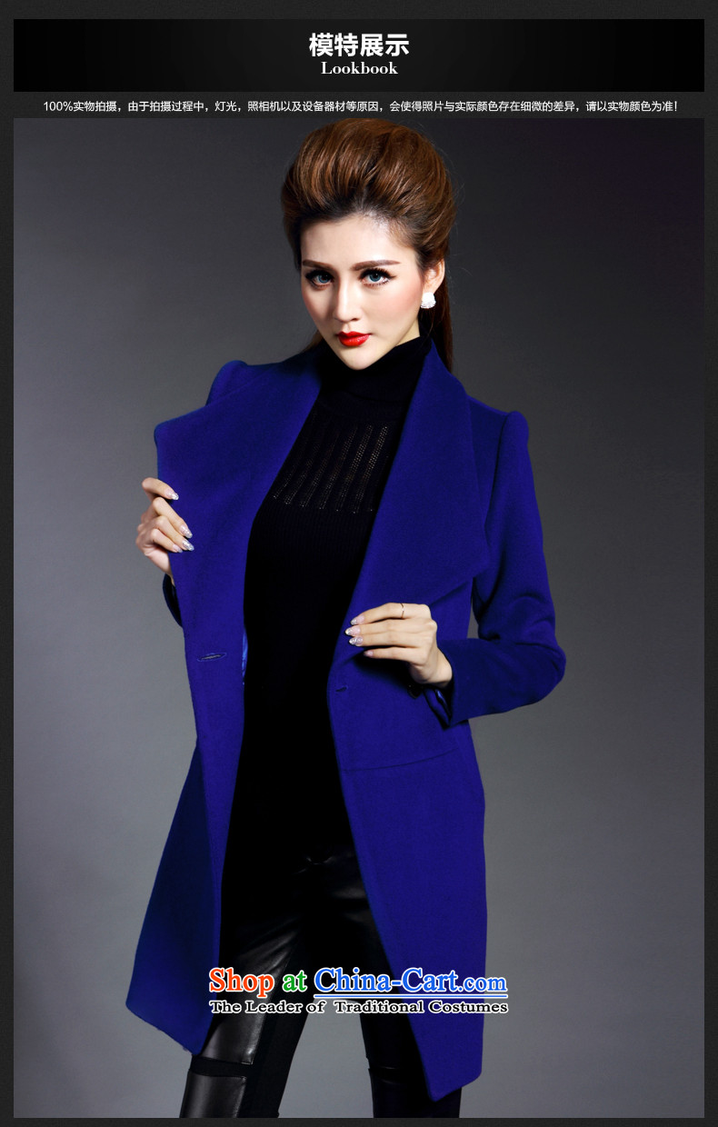 Van Gogh embroidered 2015 Fall/Winter Collections new women's body suit for decoration warm jacket coat a gross in long European station 1640 Royal Blue S picture, prices, brand platters! The elections are supplied in the national character of distribution, so action, buy now enjoy more preferential! As soon as possible.