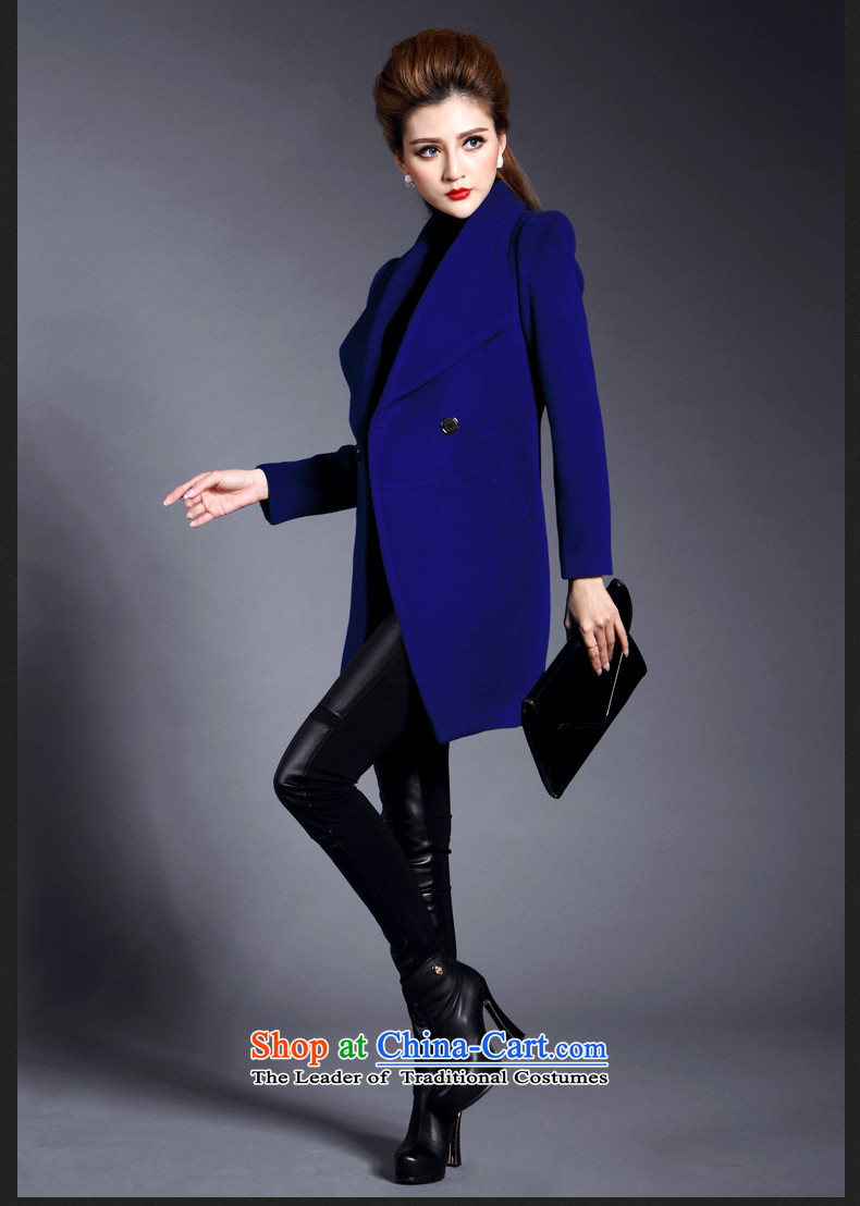 Van Gogh embroidered 2015 Fall/Winter Collections new women's body suit for decoration warm jacket coat a gross in long European station 1640 Royal Blue S picture, prices, brand platters! The elections are supplied in the national character of distribution, so action, buy now enjoy more preferential! As soon as possible.