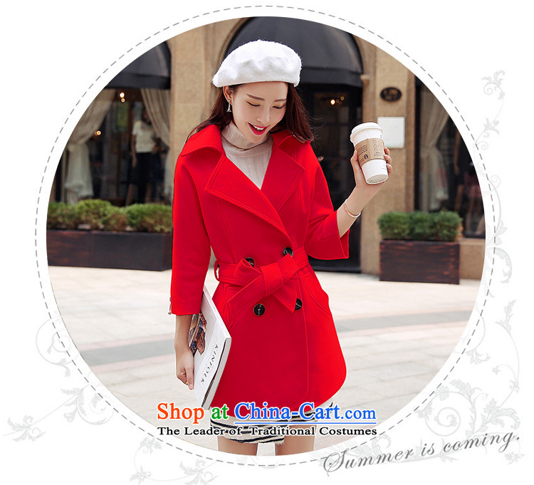 8Pak 2015 autumn and winter 7 cuff wild lapel? Simple coats foutune tether, double-temperament gross female yellow jacket? L picture, prices, brand platters! The elections are supplied in the national character of distribution, so action, buy now enjoy more preferential! As soon as possible.