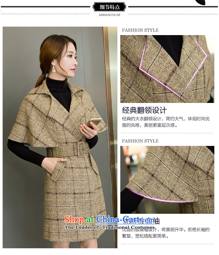 Scented Winter 2015 new stylish style charm Wild Hair? V1729 jacket coat yellow S picture, prices, brand platters! The elections are supplied in the national character of distribution, so action, buy now enjoy more preferential! As soon as possible.