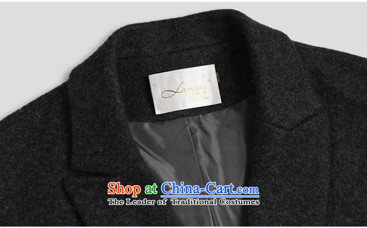 Ho Pui 2015 winter clothing new cocoon-jacket in gross? long thick suits washable wool a wool coat dark gray M picture, prices, brand platters! The elections are supplied in the national character of distribution, so action, buy now enjoy more preferential! As soon as possible.