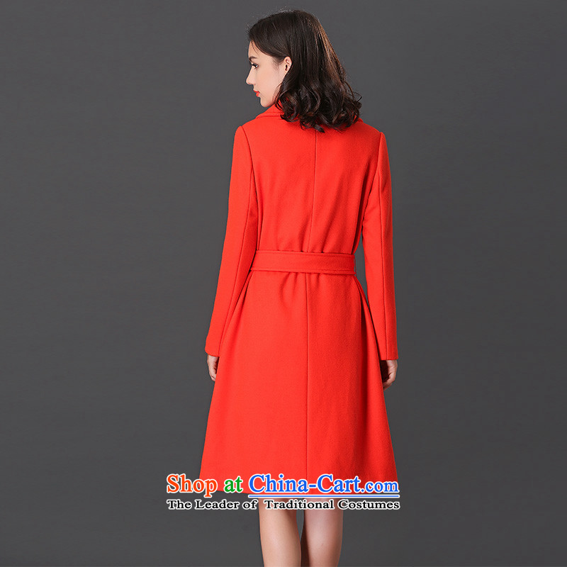 Ho Pui 2015 autumn and winter new Foutune of video thin wool a wool coat girl in long suit for gross jacket and color , then LAN PEI (lanpei) , , , shopping on the Internet