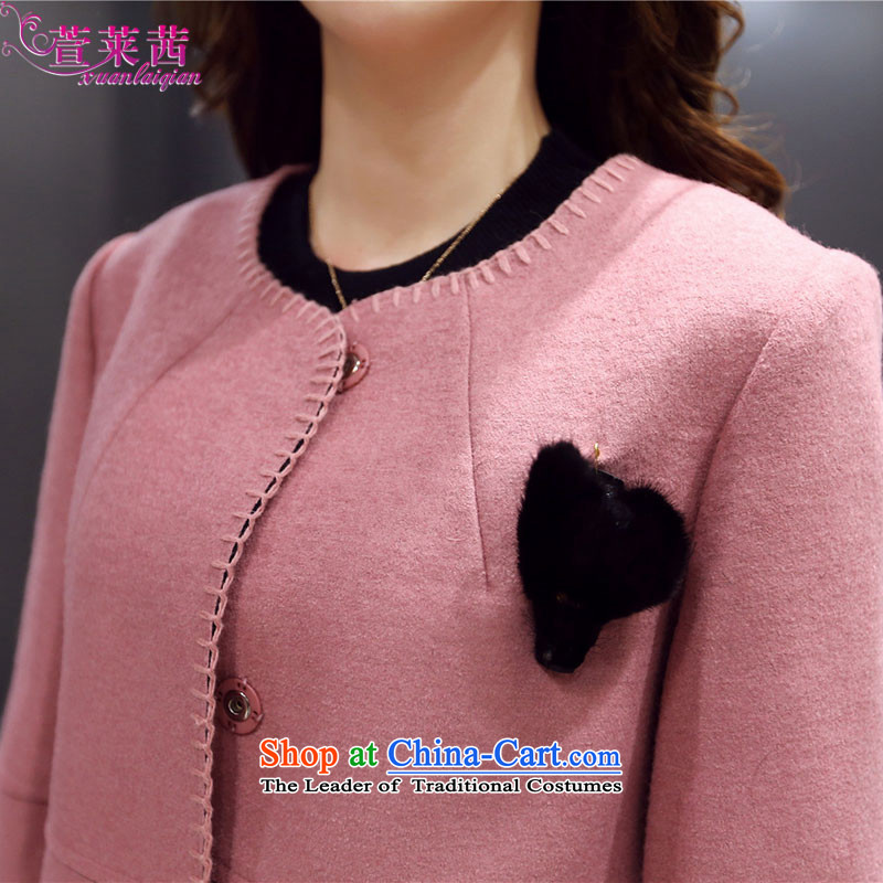 Xuan, Mrs Ure 2015 autumn and winter new short of Sau San Mao jacket lady? Small Wind wool coat is Heung-pink XXL, Xuan, Lucy (xuanlaiqian) , , , shopping on the Internet
