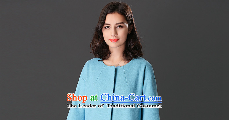 Ho Pui 2015 autumn and winter new washable wool a wool coat girl in long-sleeved cloak 9 Gross blue jacket XL pictures?, prices, brand platters! The elections are supplied in the national character of distribution, so action, buy now enjoy more preferential! As soon as possible.
