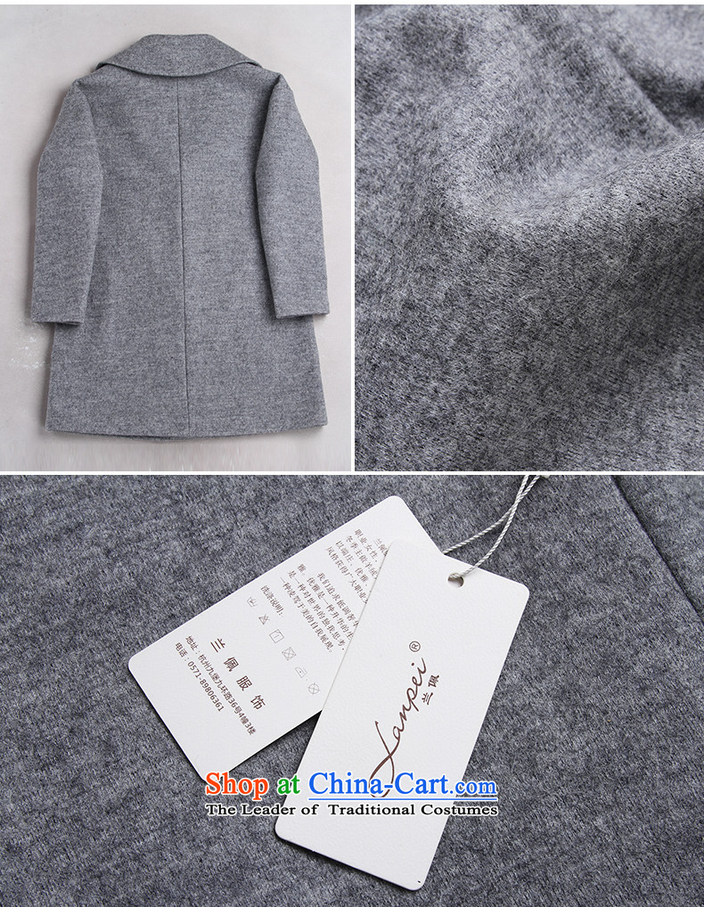 Ho Pui 2015 autumn and winter new suit washable wool a wool coat female type cocoon Sau San Mao jacket, long)? gray M picture, prices, brand platters! The elections are supplied in the national character of distribution, so action, buy now enjoy more preferential! As soon as possible.