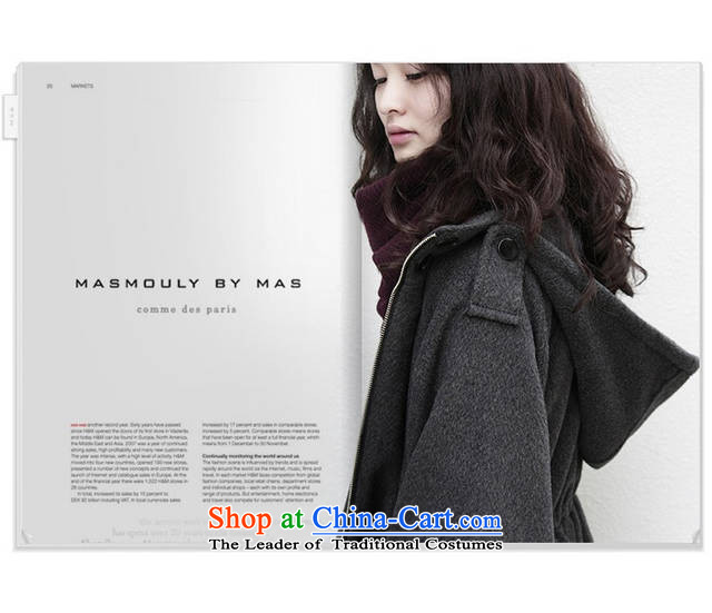 Lok Lam Jones of autumn and winter new Korean women's code of the npc thick wool coat 250 catties expertise? mm loose video thin cashmere windbreaker. long coats female 9-gray cotton 7XL) Picture, prices, brand platters! The elections are supplied in the national character of distribution, so action, buy now enjoy more preferential! As soon as possible.