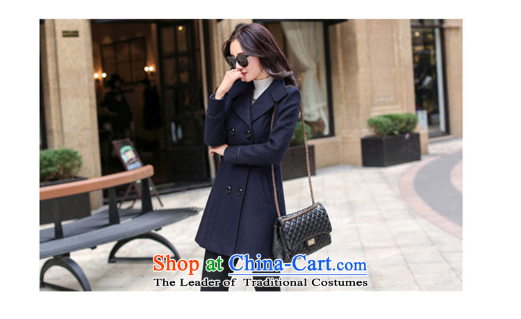 The    2015 autumn and winter land Korean Sau San wild fashion, long hair? female jacket coat wine red M picture, prices, brand platters! The elections are supplied in the national character of distribution, so action, buy now enjoy more preferential! As soon as possible.
