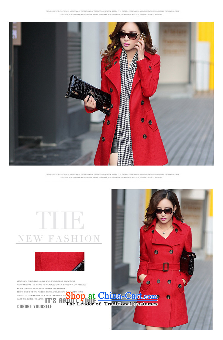 The League of Joe 2015 autumn and winter, Stylish coat? gross Ms. Han wool coat is version ( ) The girl W542098 jacket red L picture, prices, brand platters! The elections are supplied in the national character of distribution, so action, buy now enjoy more preferential! As soon as possible.