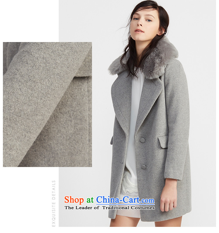 Lily2015 winter clothing decorated new women's body in pure color long coats 115490F1633 gross? Ma Tei -507 165/88A/L Gray Photo, prices, brand platters! The elections are supplied in the national character of distribution, so action, buy now enjoy more preferential! As soon as possible.