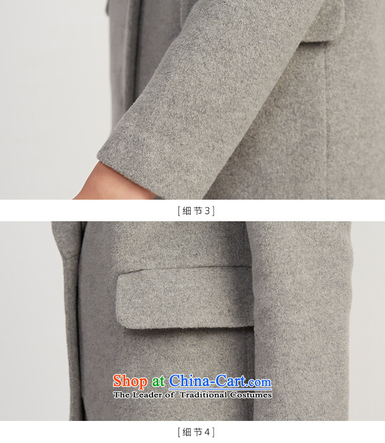 Lily2015 winter clothing decorated new women's body in pure color long coats 115490F1633 gross? Ma Tei -507 165/88A/L Gray Photo, prices, brand platters! The elections are supplied in the national character of distribution, so action, buy now enjoy more preferential! As soon as possible.