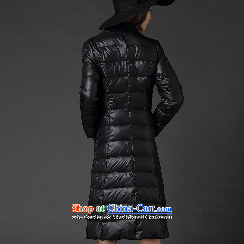 The Dumping Western xl women 2015 winter new stylish thick sister wild stitching in thick long warm downcoat 5058 Black 5XL   recommendations 190-210, of staff (smeilovly) , , , shopping on the Internet